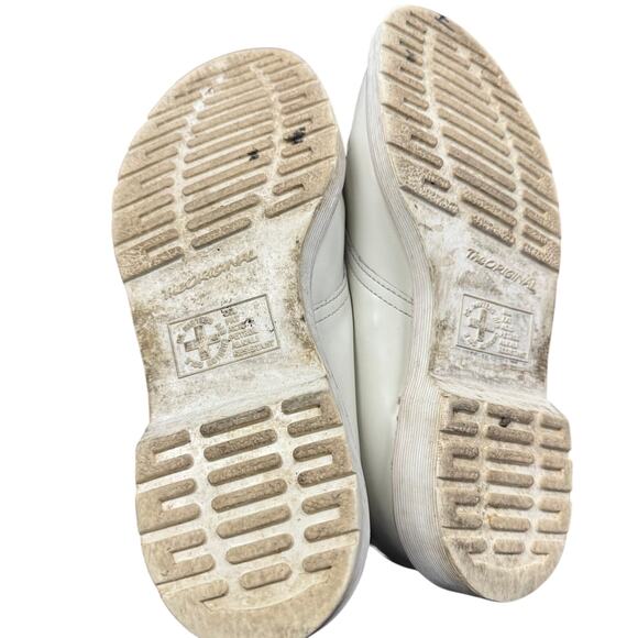 Dr. Martens 1461 White Leather Oxford Shoes - Picture 4 of 5